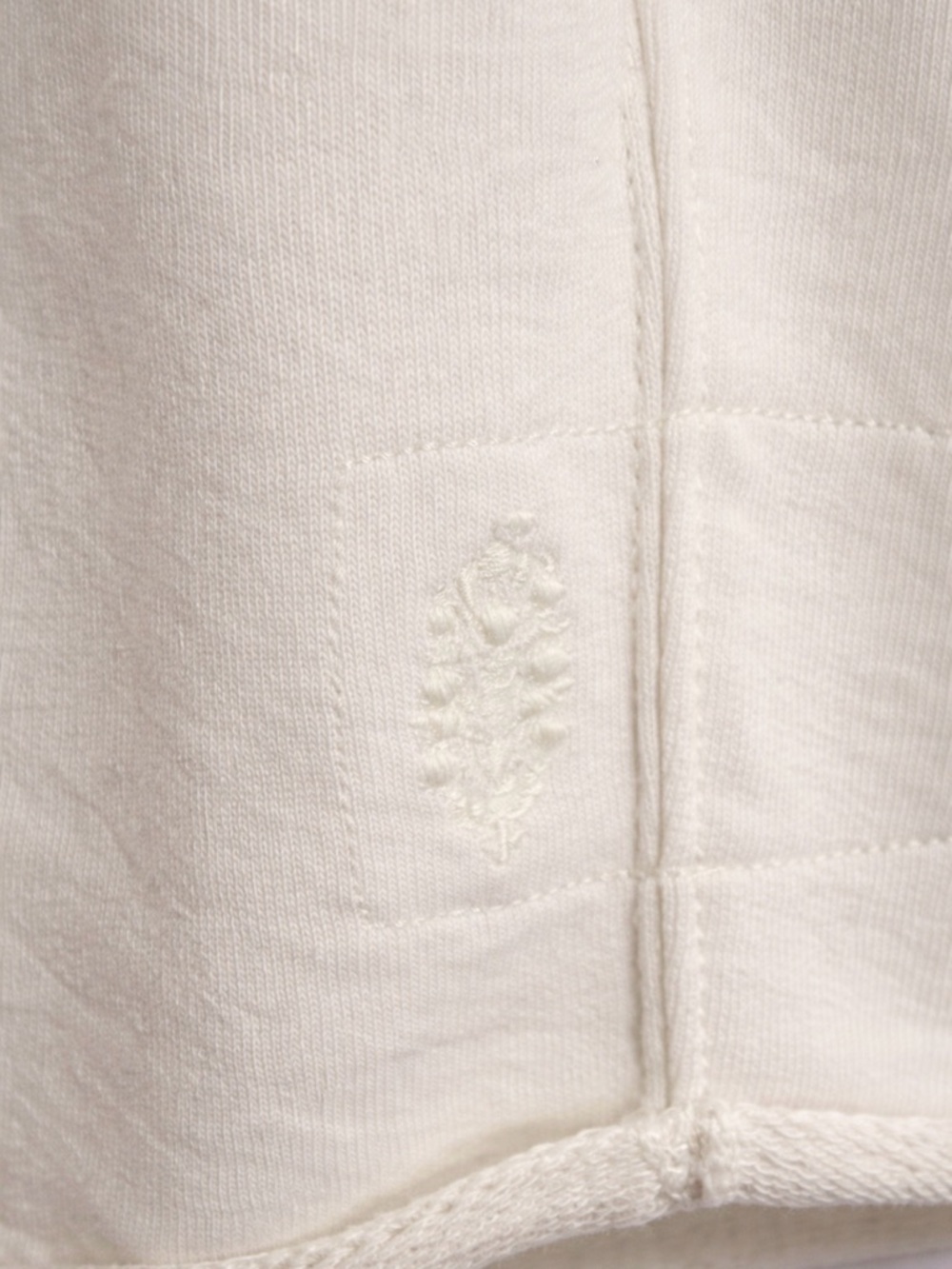 Free People Movement All Star Solid Hi-Rise Athletic Lounge Shorts~White~Size Lg - Picture 6 of 16